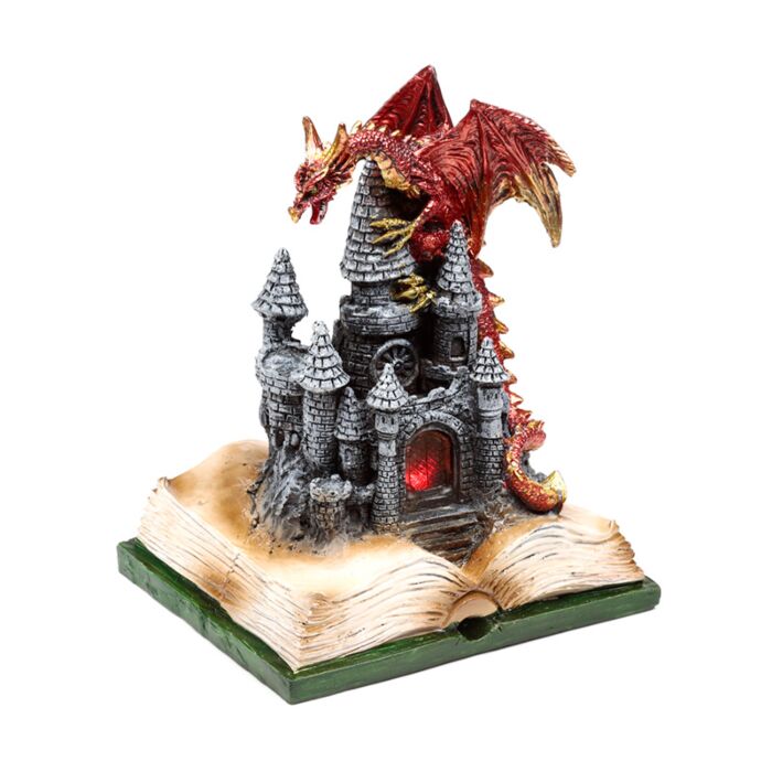Dark Legends LED Dragon - Enchanted Fairytale Castle Fire Dragon