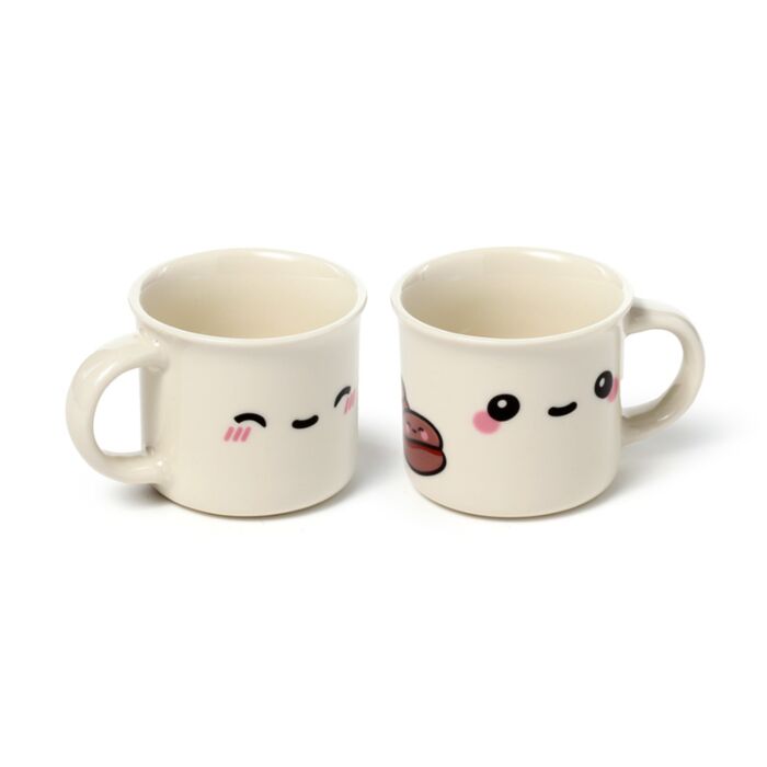 Set of 2 Porcelain Espresso Cups - Foodiemals