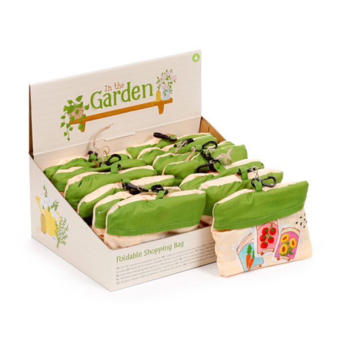 Handy Foldable Shopping Bag - In the Garden