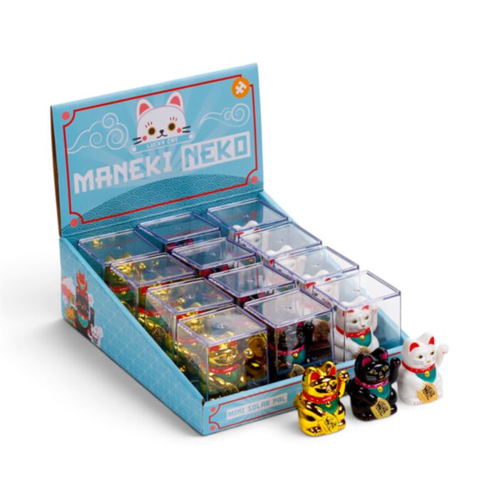 Mini Solar Pal - Maneki Neko Waving Cat