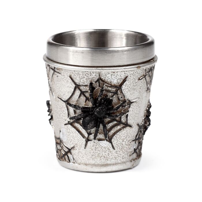 Decorative Shot Glass - Spider Web