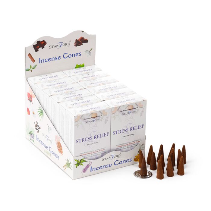 Stamford Hex Incense Cones - Stress Relief