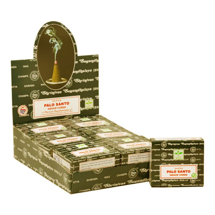 Satya Nag Champa Dhoop Incense Cones - Palo Santo