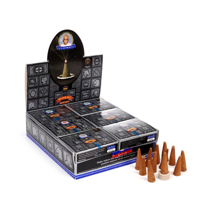 Satya Nag Champa Dhoop Incense Cones - Super Hit