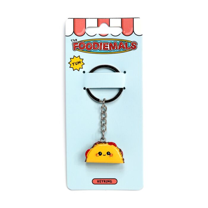 Novelty Keyring - Foodiemals Frida the Taco
