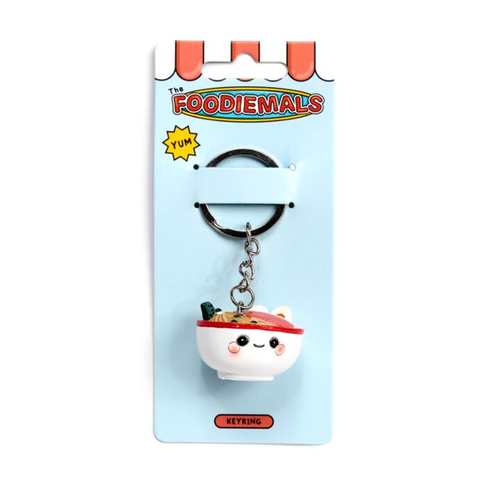Novelty Keyring - Foodiemals Nori the Ramen