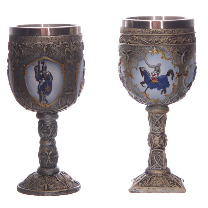 Decorative Goblet - Medieval Knight