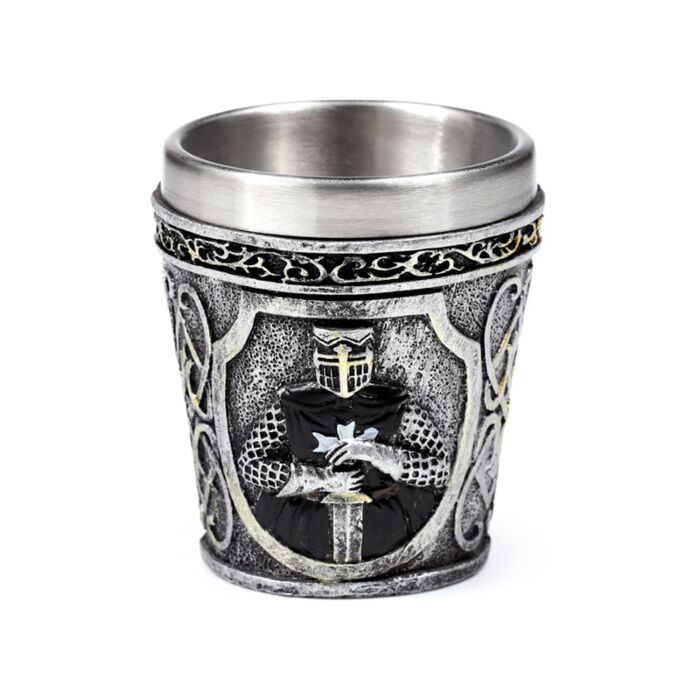 Decorative Shot Glass - Medieval Black Knight