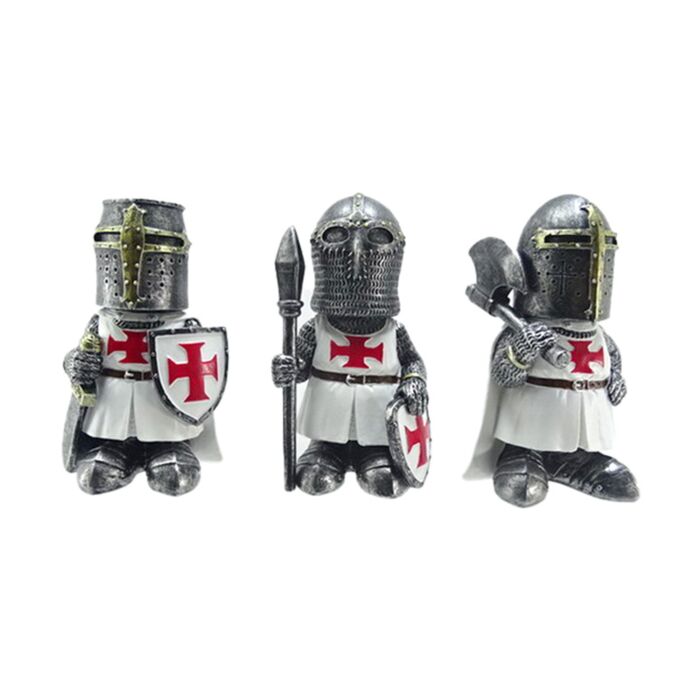 Fantasy Knight Ornament - Cute Crusader Knight