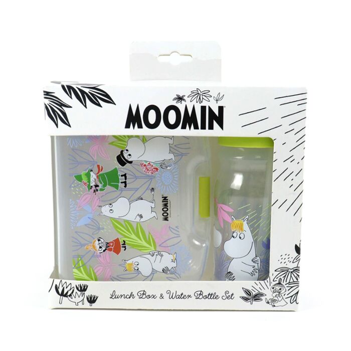 Lunch Box & Water Bottle Set - Moomin