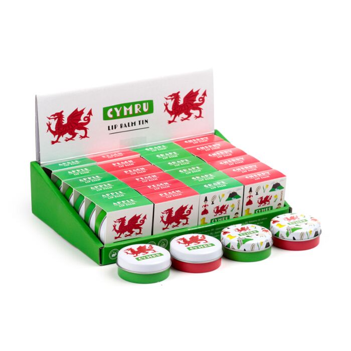 Lip Balm in a Tin - Welsh Dragon Wales (Cymru)
