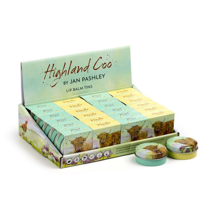 Lip Balm in a Tin - Jan Pashley Highland Coo Cow