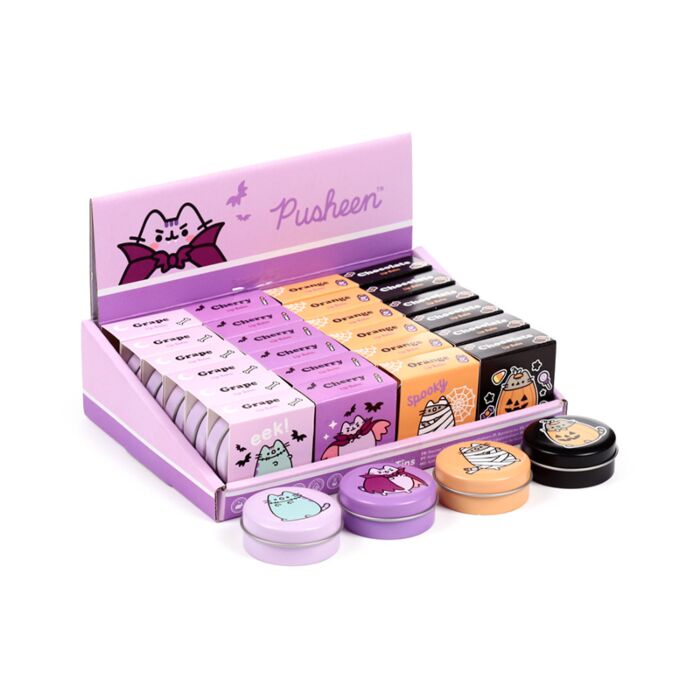 Lip Balm in a Tin - Pusheen the Cat Halloween