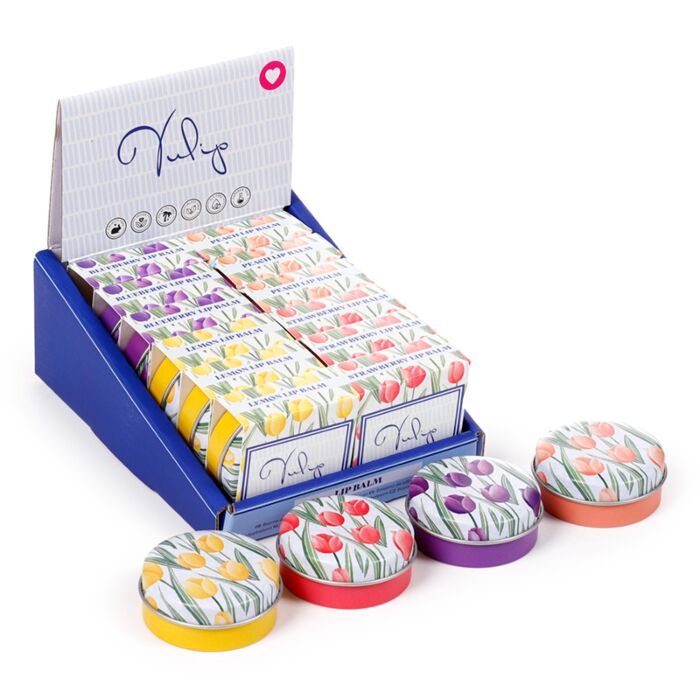 Lip Balm in a Tin - Tulips