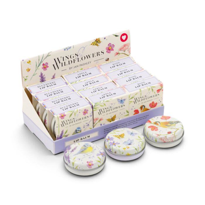 Lip Balm in a Tin - Jan Pashley Wings & Wildflowers