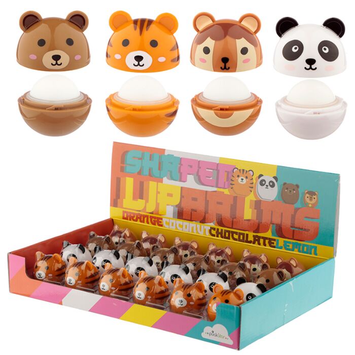 Lip Balm in a Shaped Holder - Adoramals Animals
