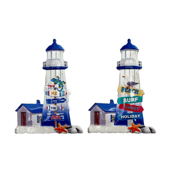 Souvenir Magnet - Lighthouse Shaped Beach Signs