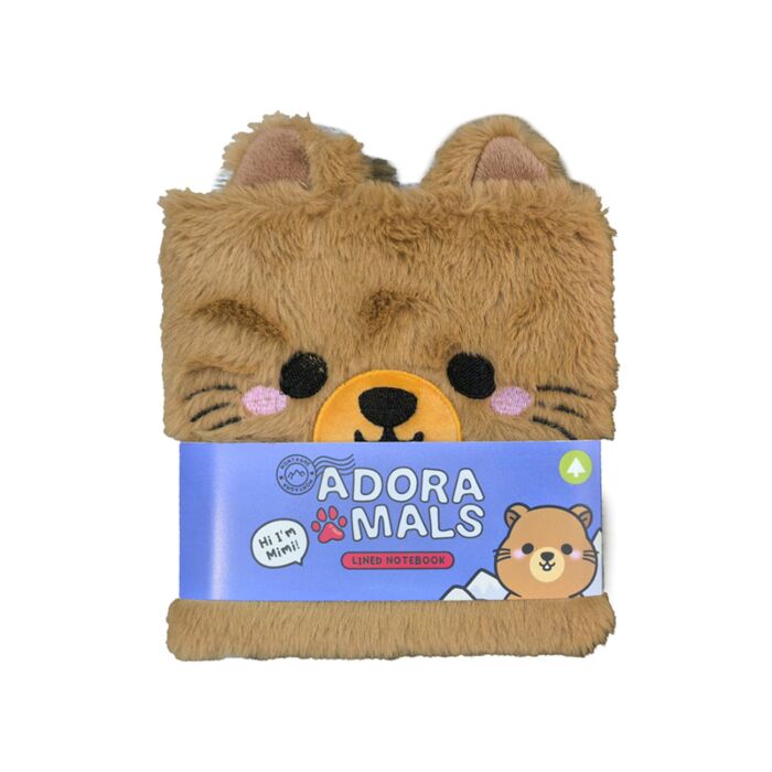 Plush Notebook - Adoramals Mimi the Marmot