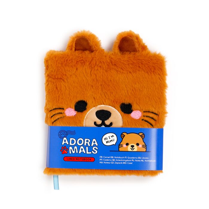 Plush Notebook - Adoramals Mimi the Marmot