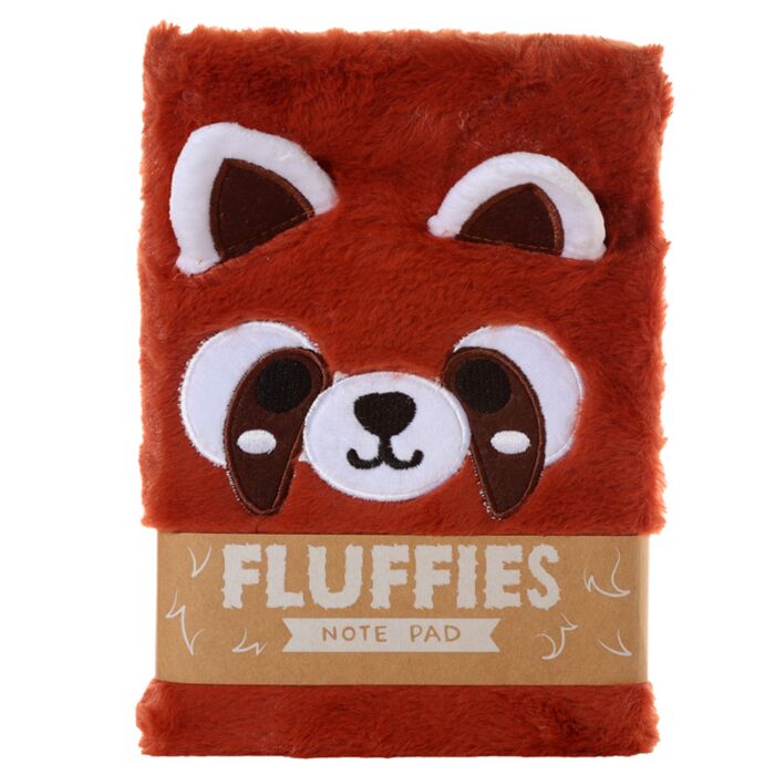 Plush A5 Notebook - Adoramals Red Panda