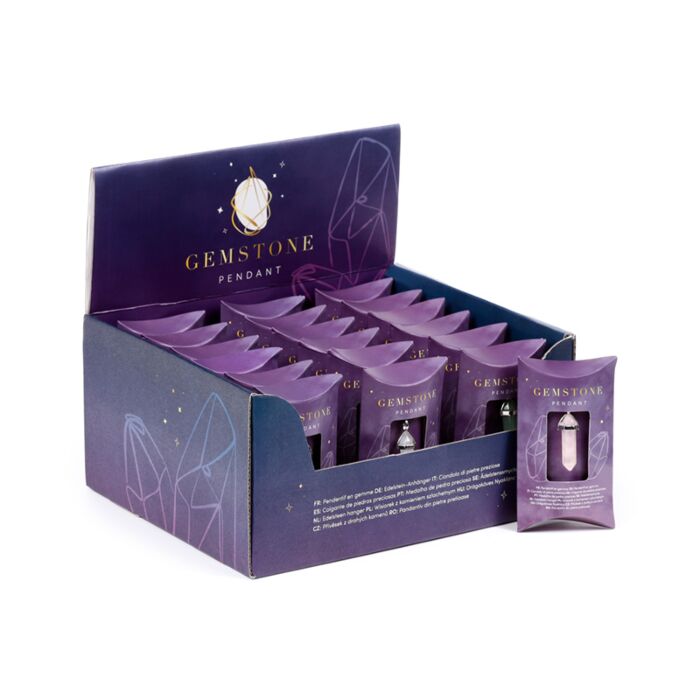 Gemstone Pendant - Double Terminated