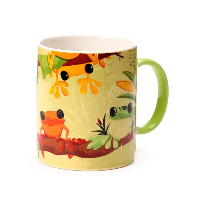 Porcelain Mug - Tropical Frogs