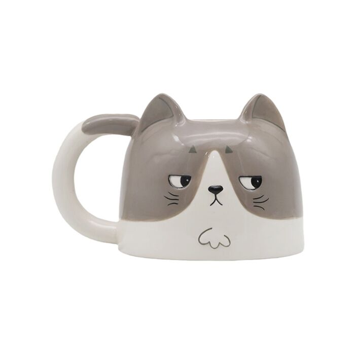 Novelty Shaped Ceramic Mug - Beans & Co Cats Gatsby