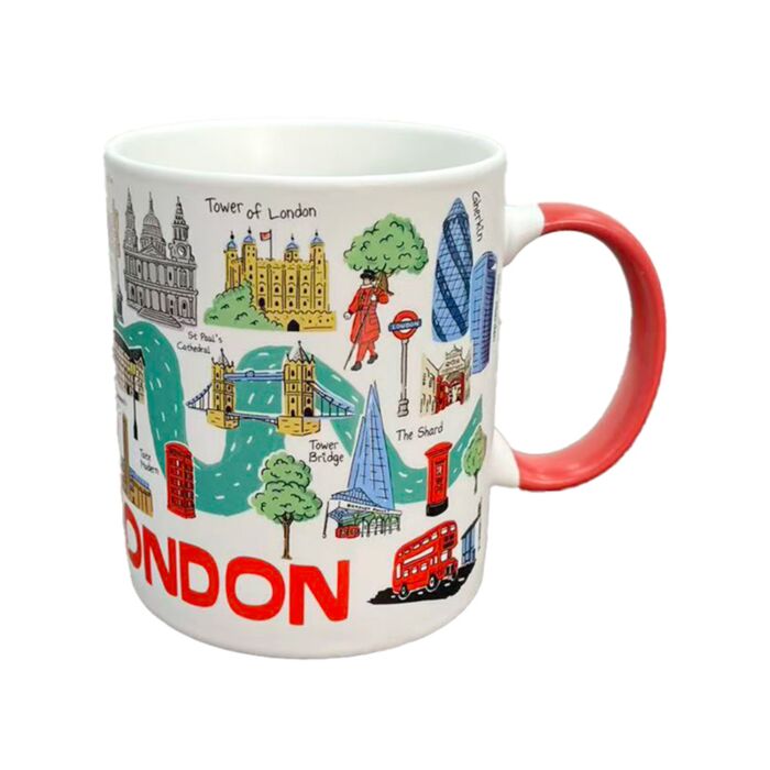 Porcelain Mug - London Souvenir Landmarks