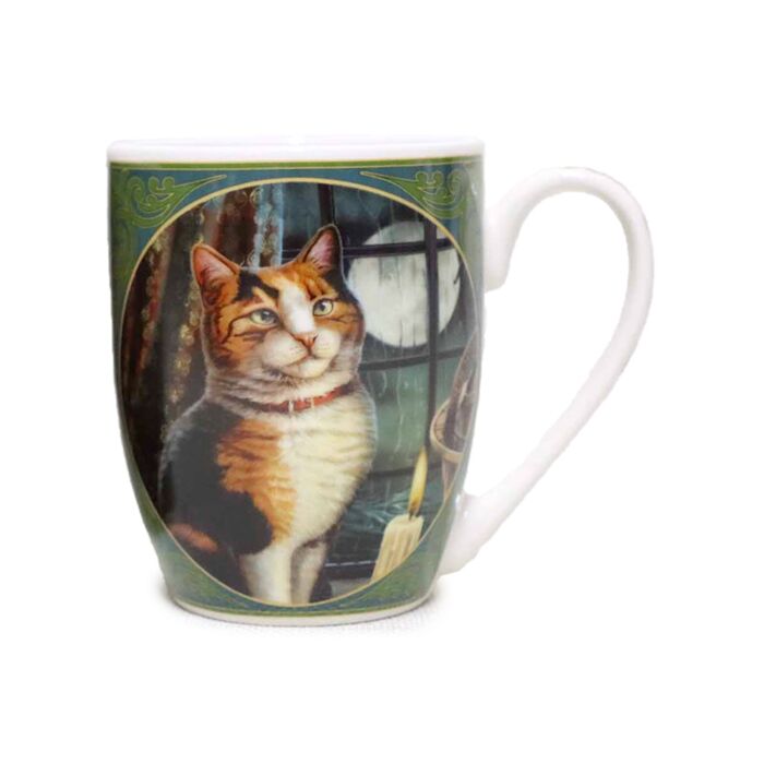 Porcelain Mug - Lisa Parker Adventure Awaits Cat