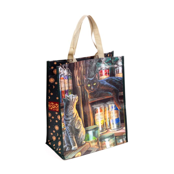 Durable Reusable Shopping Bag - Lisa Parker Magical Emporium Cat