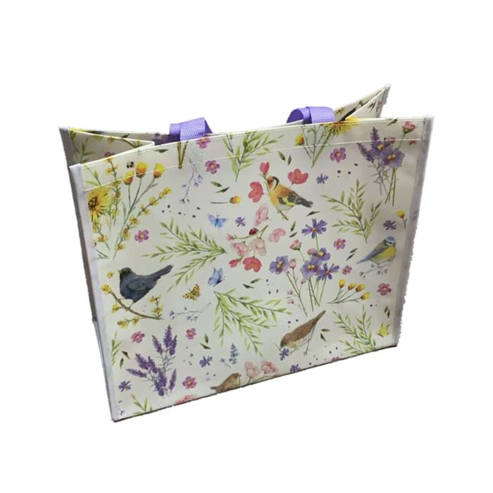 Durable Reusable Shopping Bag - Jan Pashley Wings & Wildflowers