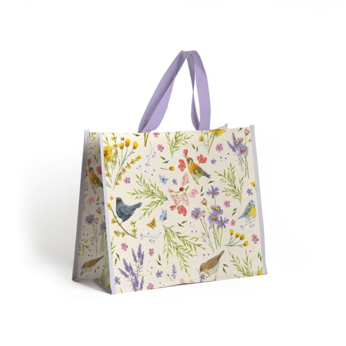 Durable Reusable Shopping Bag - Jan Pashley Wings & Wildflowers