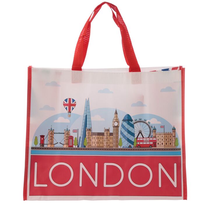 Durable Reusable Shopping Bag - London Icons