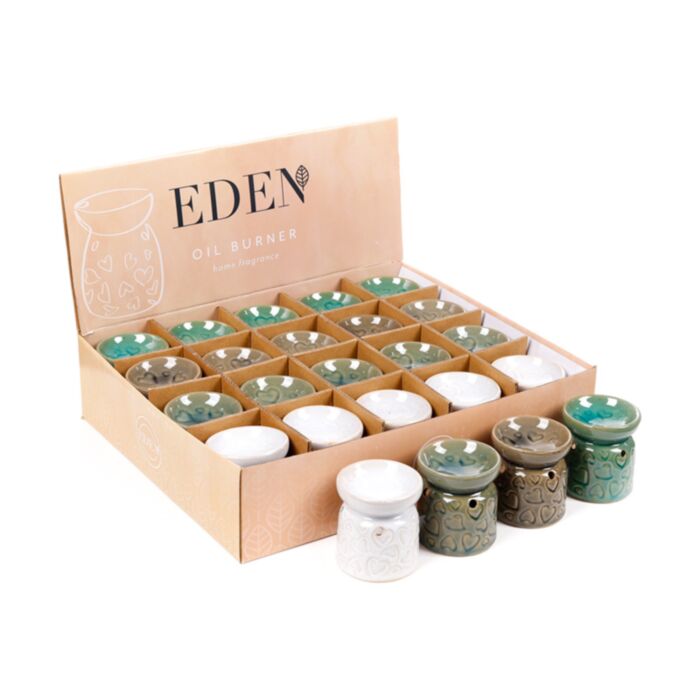 Mini Ceramic Oil Burner - Heart Design