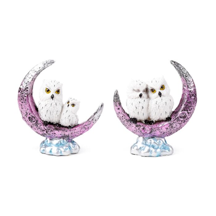 Wise Old Magical Owl - Crescent Moon