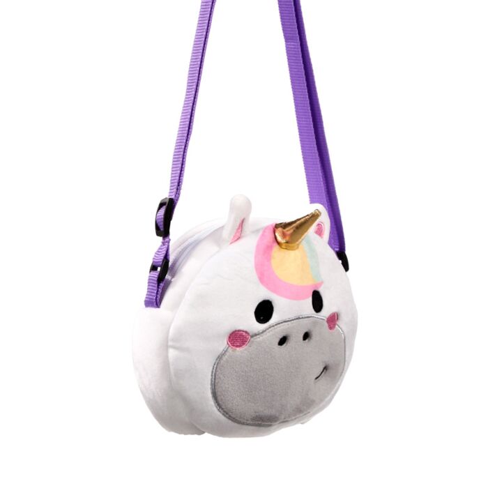 Plush Crossbody Bag - Adoracorns Astra the Unicorn