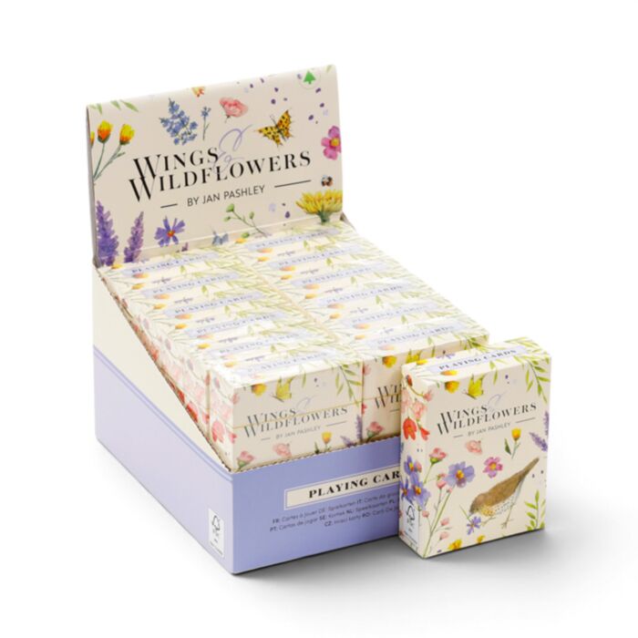 Standard Deck of Playing Cards - Jan Pashley Wings & Wildflowers