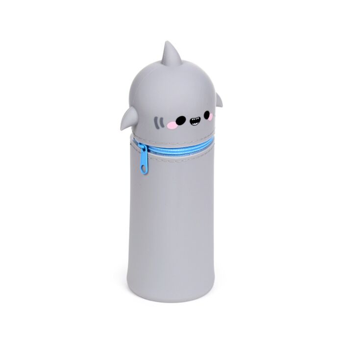 Silicone Upright Pencil Case - Adoramals Archie the Shark