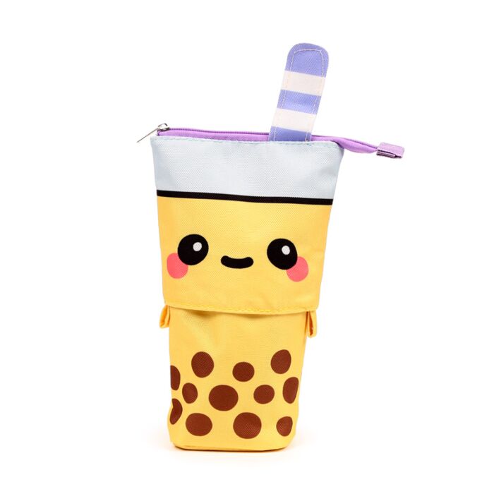 Canvas Pop Up Pencil Case - Foodiemals Boba the Bubble Tea