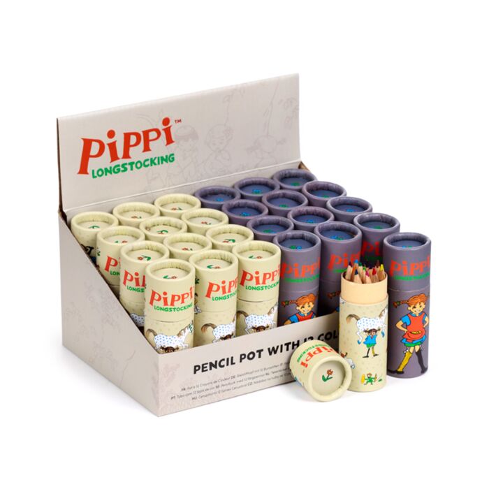 Colouring Pencil Tube - Pippi Longstocking