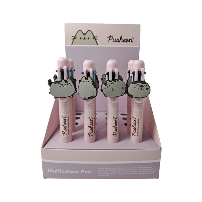 Multi Colour Pen (6 Colours) - Pusheen the Cat