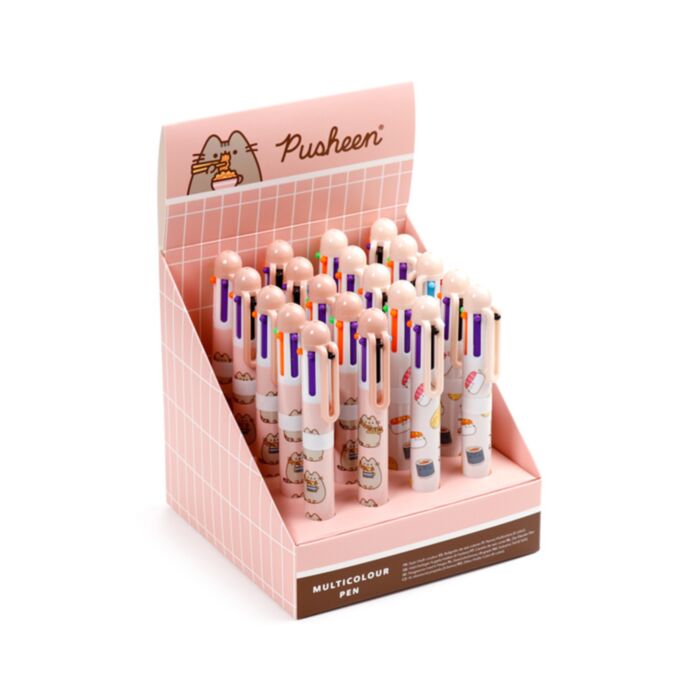Multi Colour Pen (6 Colours) - Pusheen the Cat Bento Club