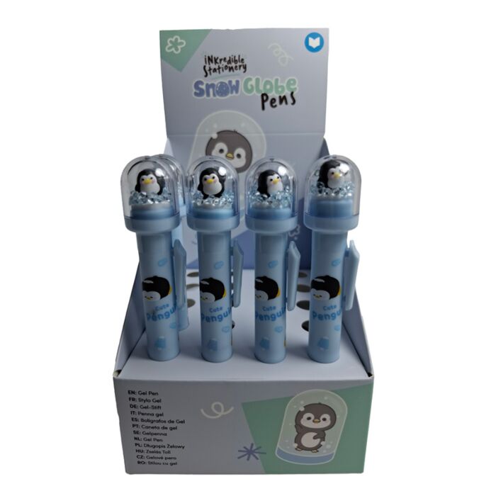 Snowglobe Pen - Adoramals Penguin
