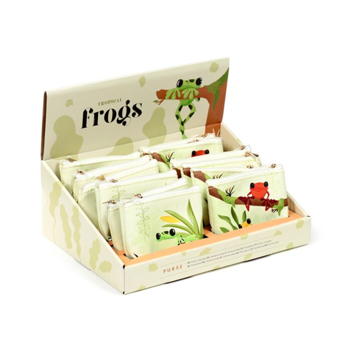 PVC Purse - Tropical Frogs