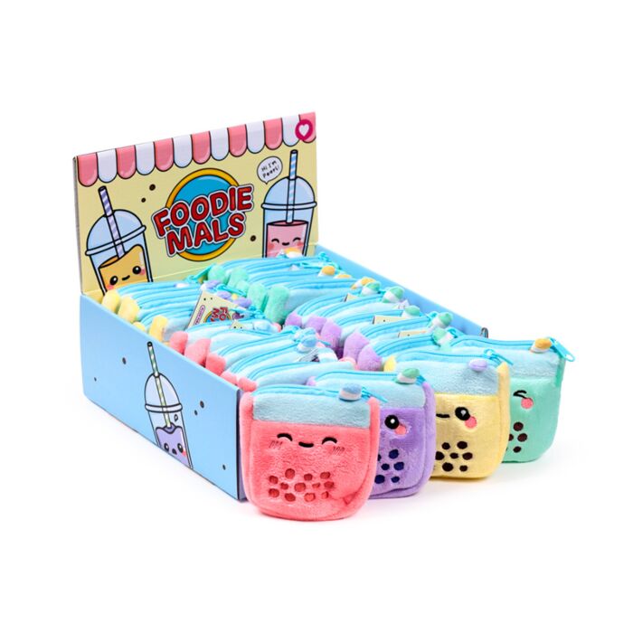 Plush Change Purse - Foodiemals Bubble Tea