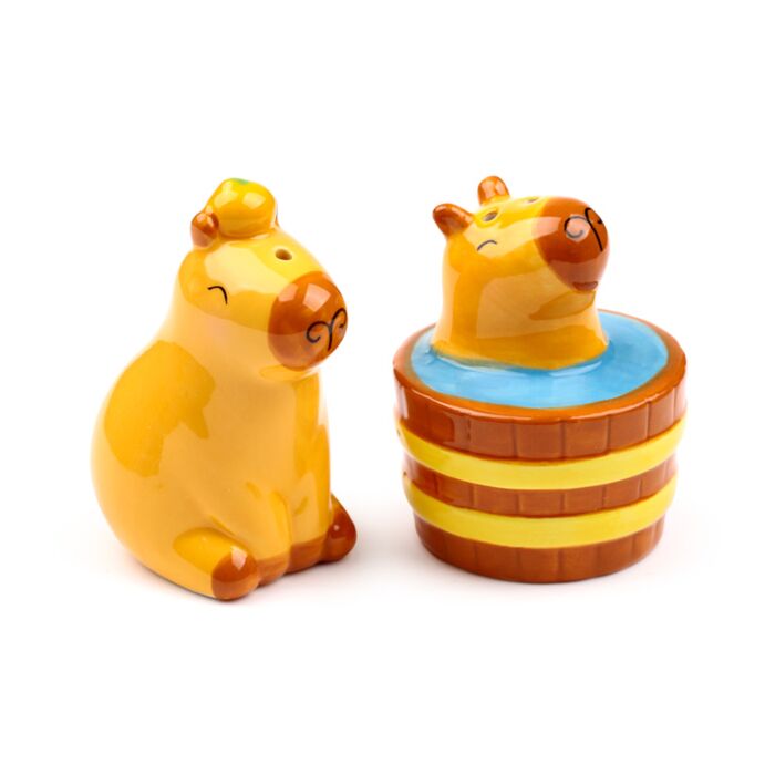 Ceramic Salt & Pepper Set - Capybara