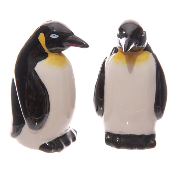 Ceramic Salt & Pepper Set - Huddle Penguin