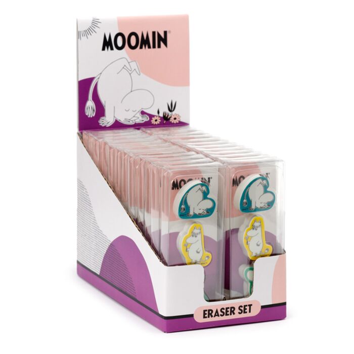 Eraser 3 Piece Set - Moomin