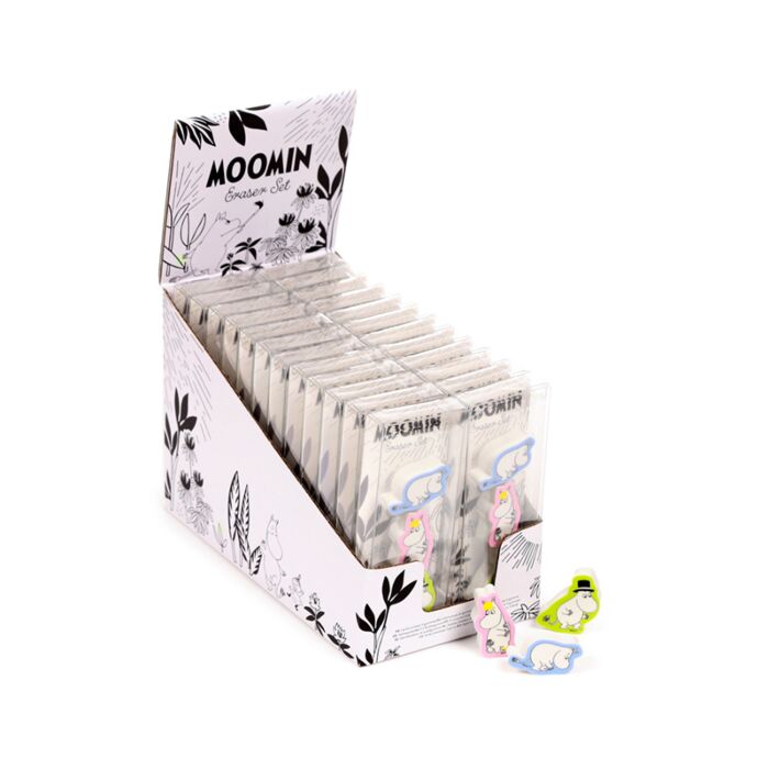 Eraser 3 Piece Set - Moomin Tammi