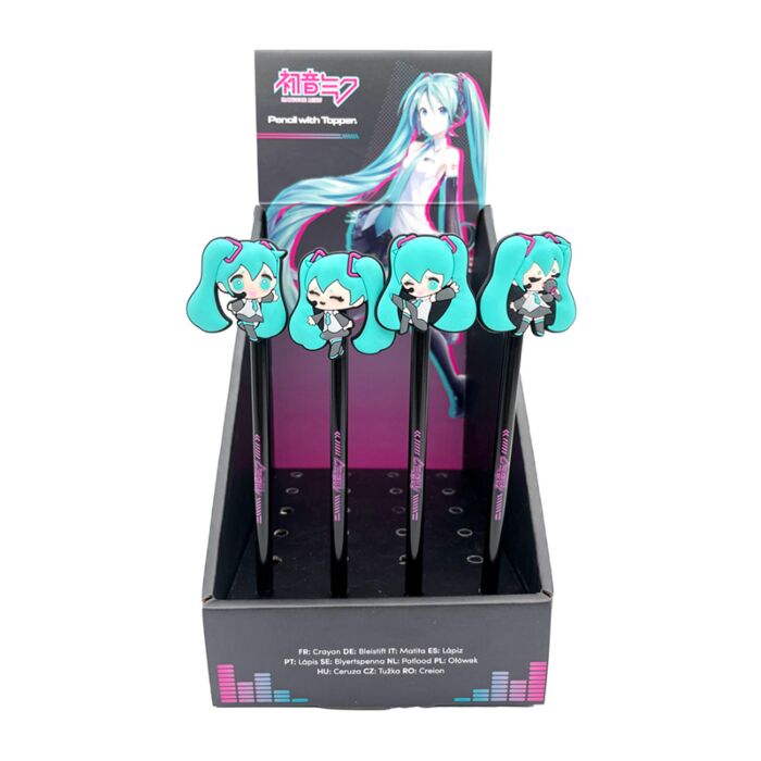 Pencil with PVC Topper - Hatsune Miku